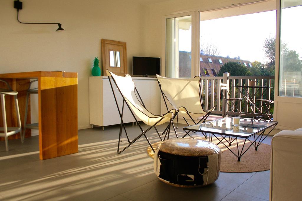 Appartement Le Clos De Sablier 투르제빌 객실 사진